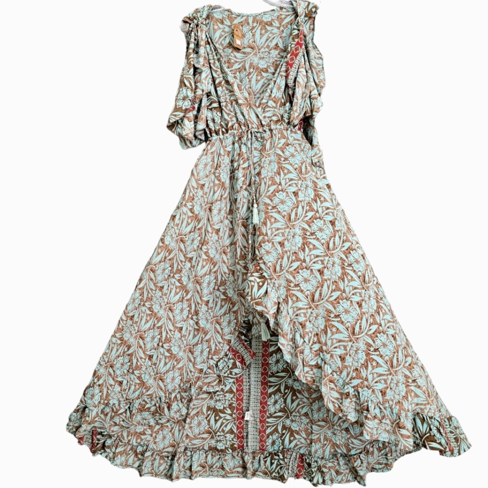 Floral High Low Dress